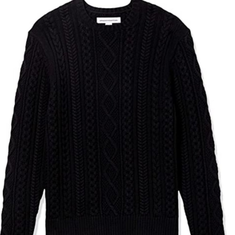 S Men's Long-Sleeve 100% Cotton